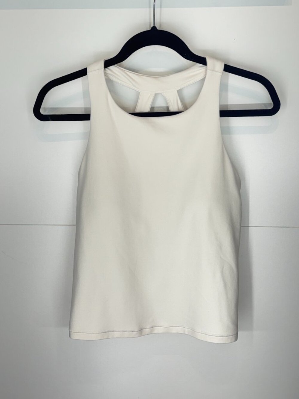 Athleta Vitafree Built-In Bra Tank in Magnolia White - Picture 3 of 6